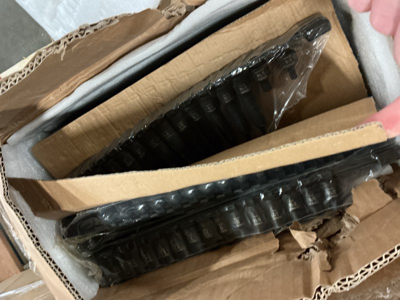 Condition photo showing New/Like New for SUNEX 10181 3/8" & 1/2" Drive SAE & Metric 6 Point Standard & Deep with Star (E and Tamperproof), Triple Square, & Hex Bit, 181-Piece 181-piece SAE/Metric