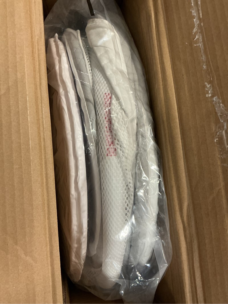 Condition photo showing Good Condition for Journey 2-in-1 Convertible Infant Bassinet, Classic Design Baby Crib Sleeper with Storage, Comforting Vibrations, Soothing Lullabies, and Nature Noises (Soft Grey)white 