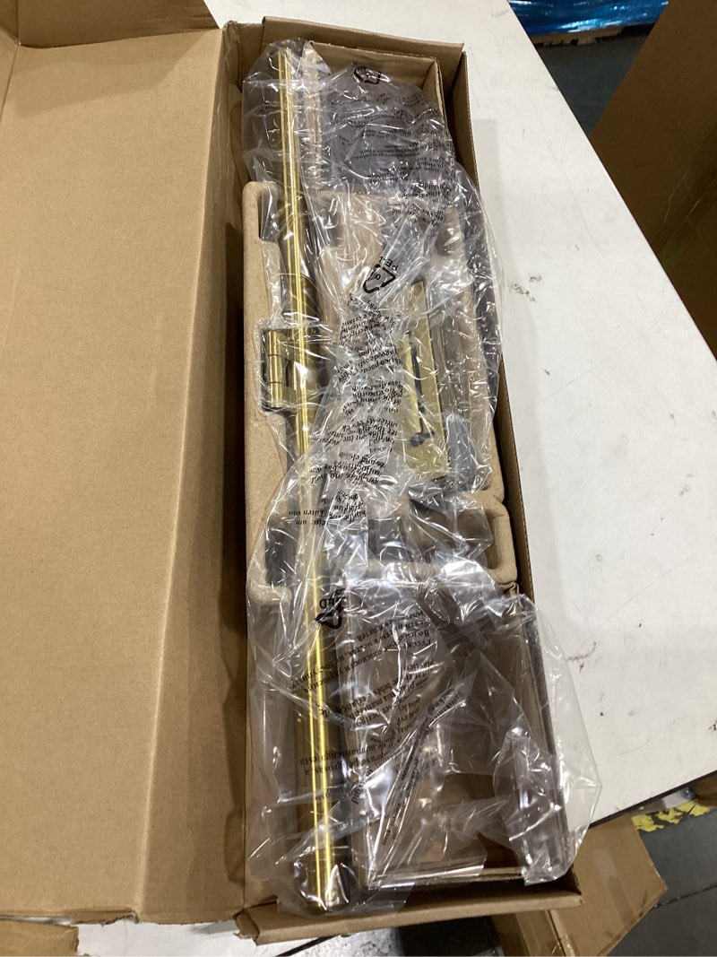 Condition photo showing Good Condition for tassuowell picture light battery operated with remote, 3cct dimmable picture light for paintings, brass rechargeable 24 inch battery operated wall sconce for art lighting gallery portrait artwork 23.6inch brass