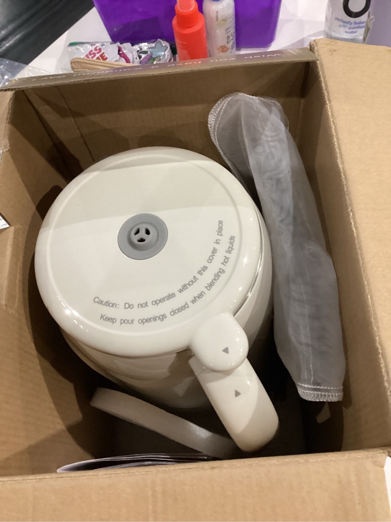 Condition photo showing Good Condition for IAGREEA 8 in 1 Nut Milk Maker Machine Stainless Steel Lid BPA Free for Homemade Almond/Oat/Soymilk, 35 oz(1L) Almond Milk Maker with 8 Mins Self-Cleaning, 2 hrs Keep Warm, 750W Stirring Power, White