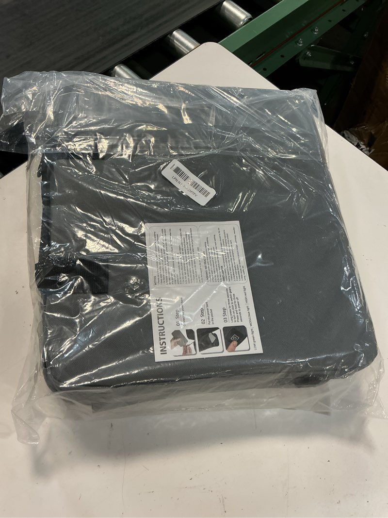 Condition photo showing New/Like New for heated stadium seats for bleachers,foldable heated seat cushion,portable seat pad,usb powered great for outdoor sports,concerts,camping (no power bank) (grey)