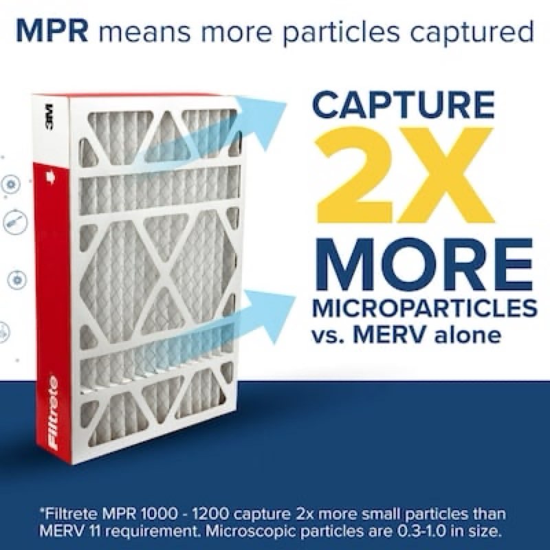 filtrete 16 x 25 x 4 merv 11 1000 mpr allergen defense electrostatic pleated air filter