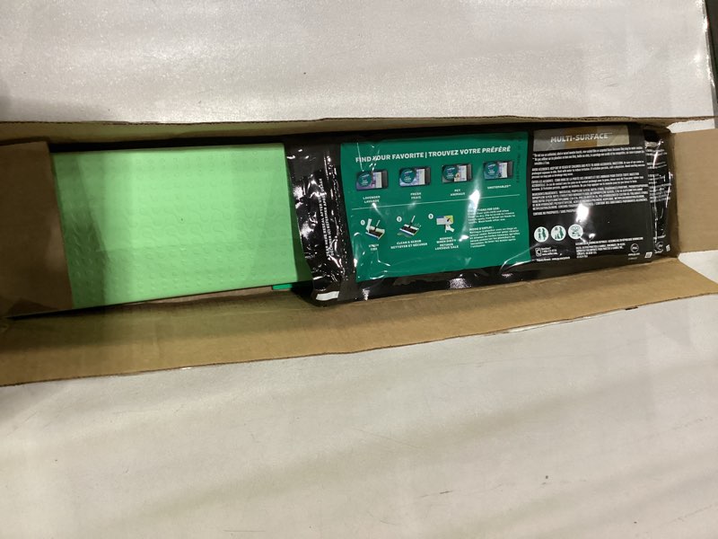 Condition photo showing As Is for Swiffer Sweep & Mop Deluxe 2-in-1 Multi-Surface Kit for Floor Cleaning, Includes 1 Sweeper Device, 5 Dry Sweeping + 6 Wet Mopping Heavy Duty Cloths, Black Deluxe Starter Kit