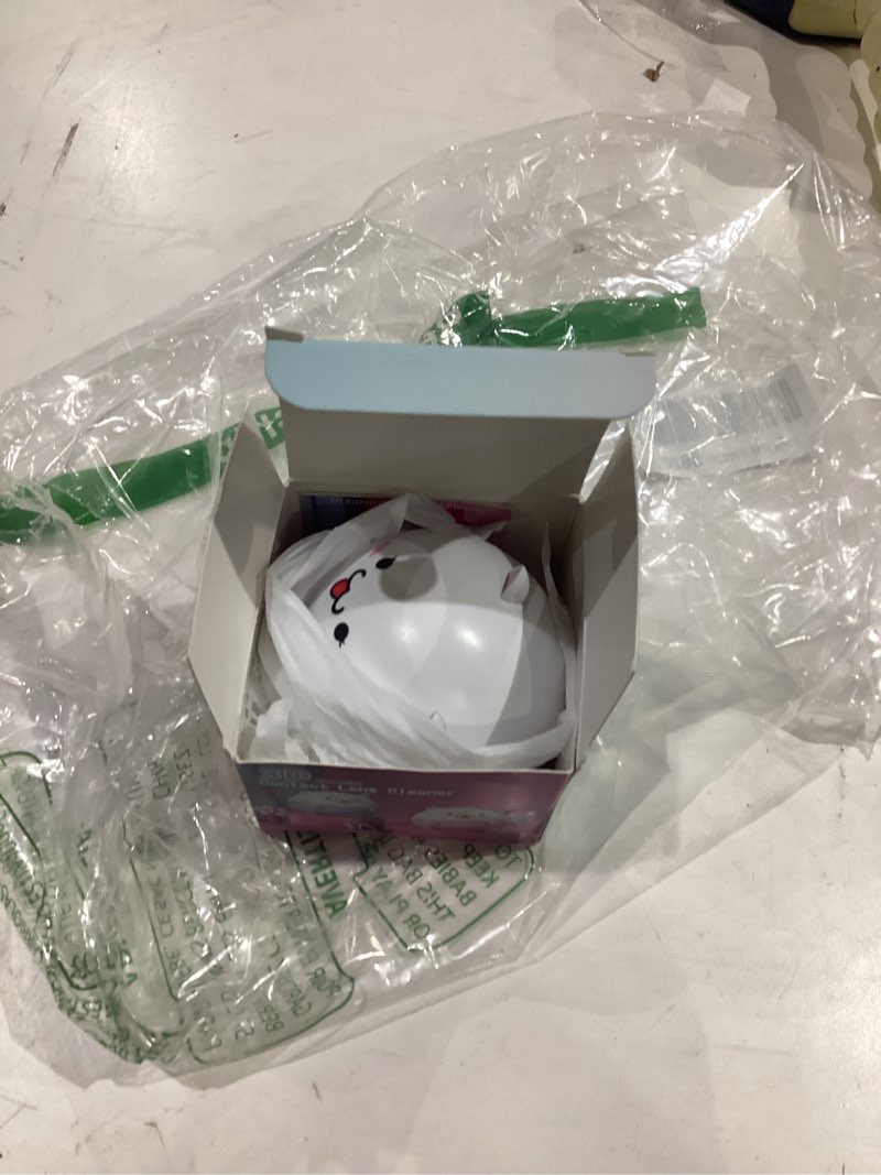 Condition photo showing Good Condition for cute contact lens cleaner, case cleaning machine with solution soak case and contact lens applicator tool for daily vision care, travel size (purple)