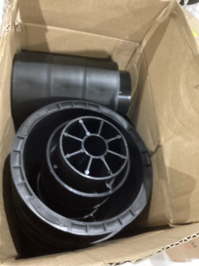 Condition photo showing As Is for Bed Risers Adjustable Bed & Furniture Risers - Heavy Duty 6/7.8/10/12 Inch Non-Slip Lift Supports for Beds/Couches/Sofas, Durable Round Design with Creates Storage Space (4 Pack, 11.4 Inch) 11.4 Inch 4 Pack