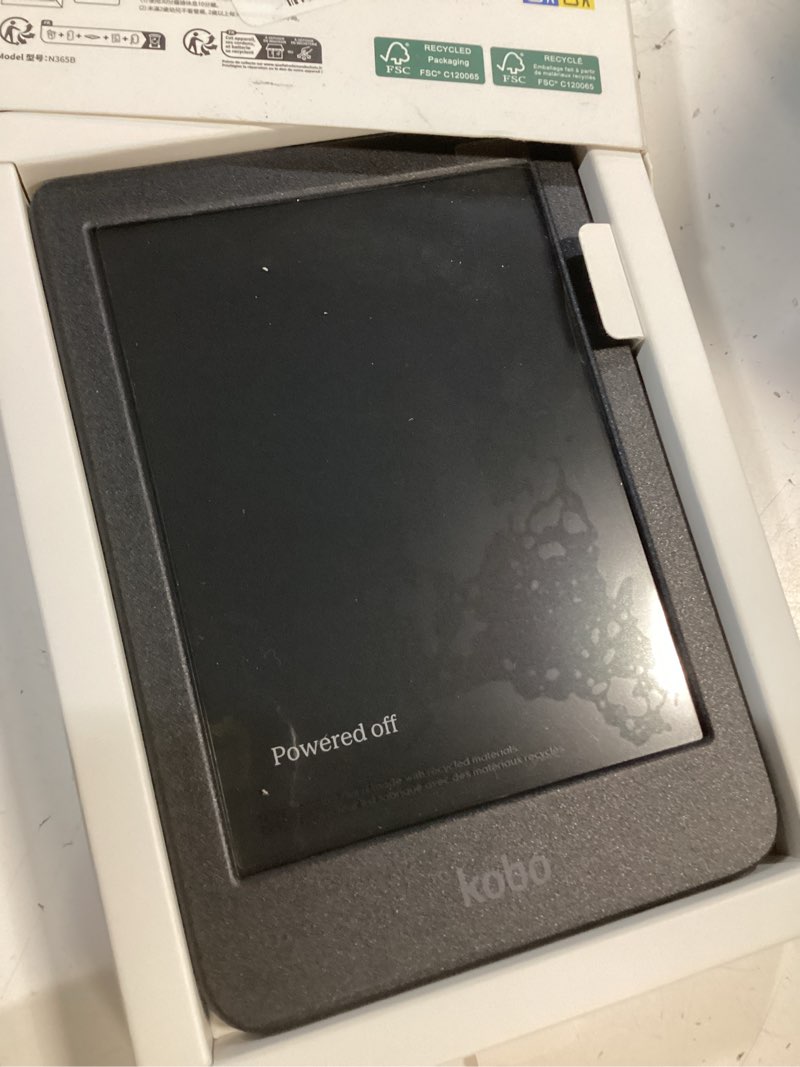 Condition photo showing Good Condition for kobo clara bw | ereader | 6” glare-free touchscreen with comfortlight pro | dark mode option | audiobooks | waterproof | 16gb of storage | black