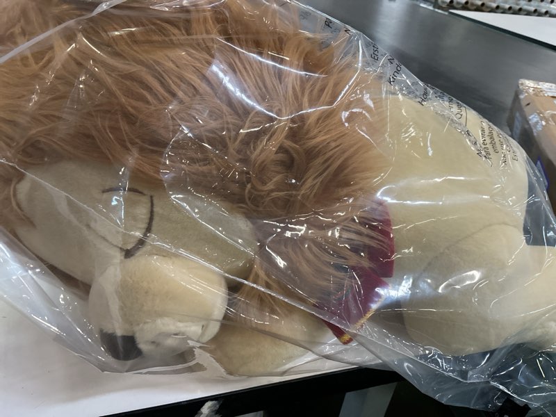 Condition photo showing New/Like New for Jazwares Harry Potter Gryffindor Lion 18-inch Sleeping Plush - Ultrasoft Officially Licensed Warner Brothers Product Ages 2+