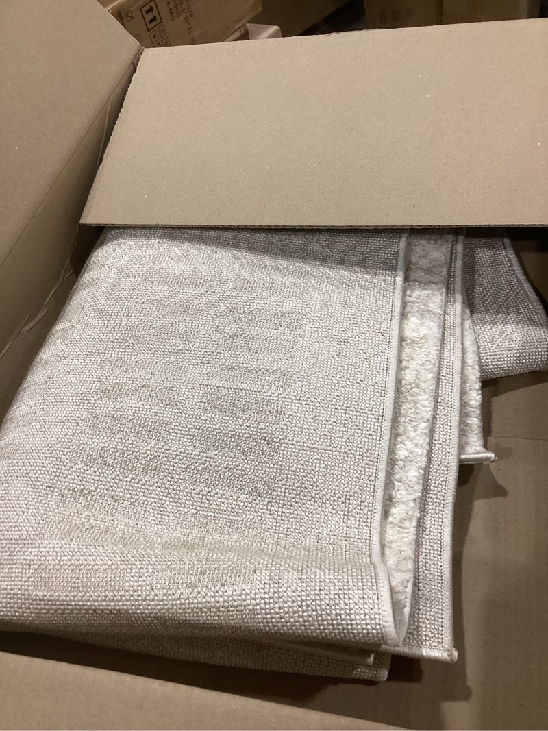 Condition photo showing Good Condition for loloi amber lewis monty collection mot-03 ivory/beige 2'-7" x 8'-0", .50" pile height, runner rug ivory / beige 2'7" x 8' (rectangular)