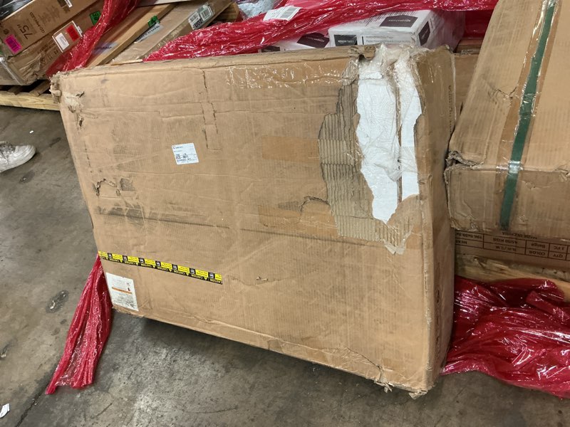 Condition photo showing As Is for Jocoevol Corner Kitchen Pantry Storage Cabinet with Doors, Kitchen Hutch, 71'' Tall Food Storage Cab