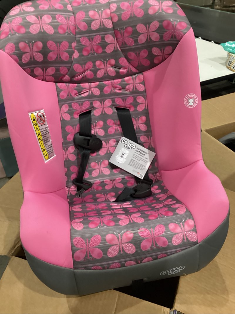 Condition photo showing Good Condition for cosco kids scenera extend infant & toddler convertible car seat, pink butterfly