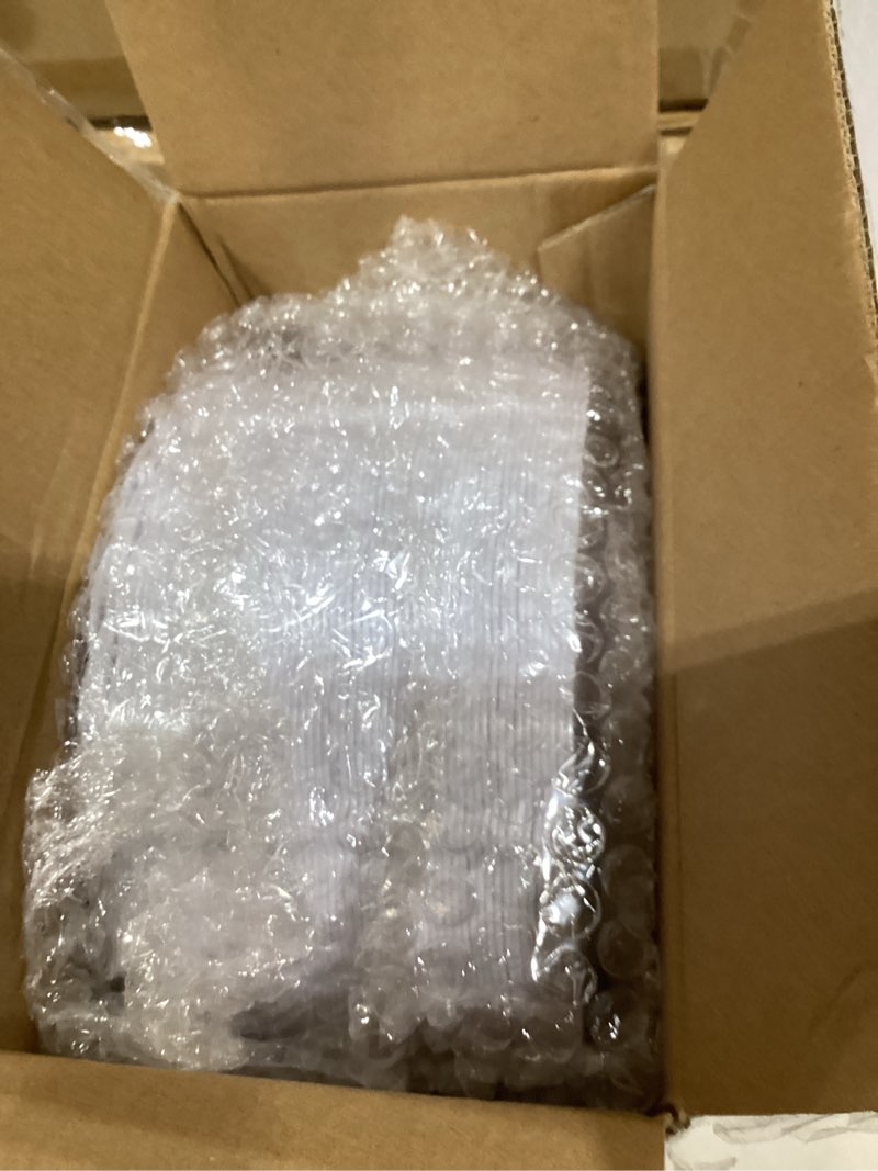 Condition photo showing Good Condition for dayammi 60pcs white and silver plastic plates, heavy duty white and silver disposable plates premium 7.5inch white dessert cake salad appetizer platos hard plastic platos disposable for party wedding a white and silver 60pcs dessert