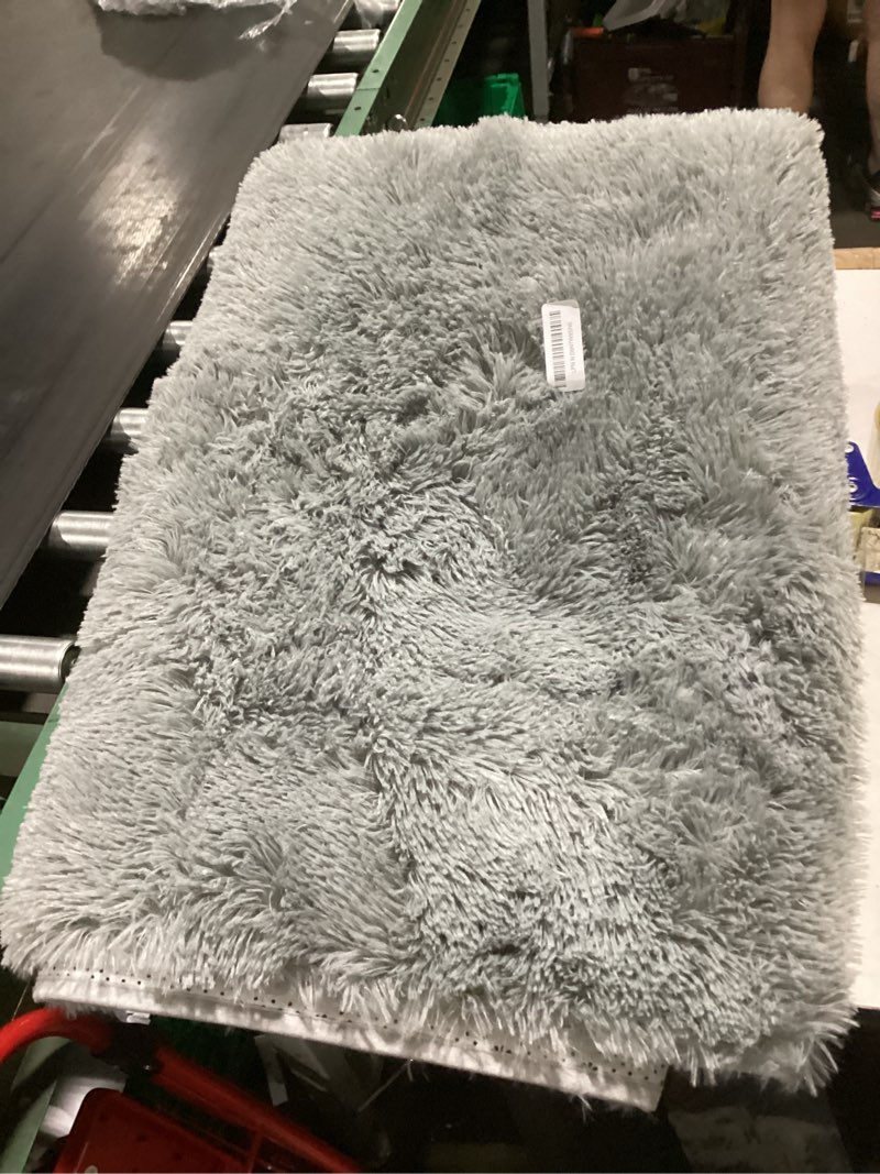 shag area rugs for living room bedroom, upgrade non-slip 4x6 ft ultra soft fluffy shaggy bedside rug