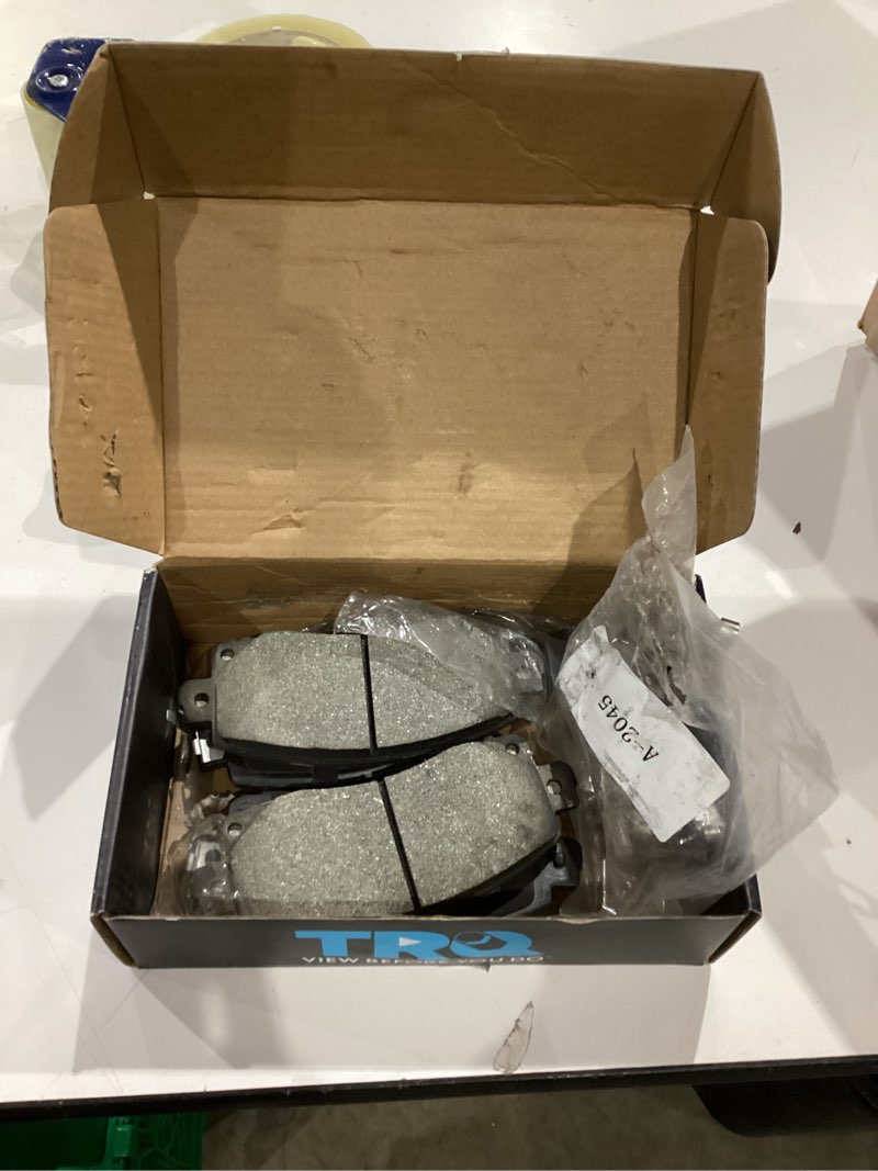 Condition photo showing As Is for trq front brake pads ceramic compatible with 2018-2022 subaru crosstrek 2019-2022 forester 2017-2022 impreza 2020-2022 legacy outback bfa15177
