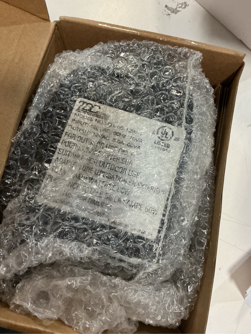 Condition photo showing New/Like New for dewenwils 60w low voltage landscape transformer with photocell sensor, low voltage transformer 120v ac to 12v ac, landscape lighting transformer for outdoor lights, garden lights, spotlight, ul listed
