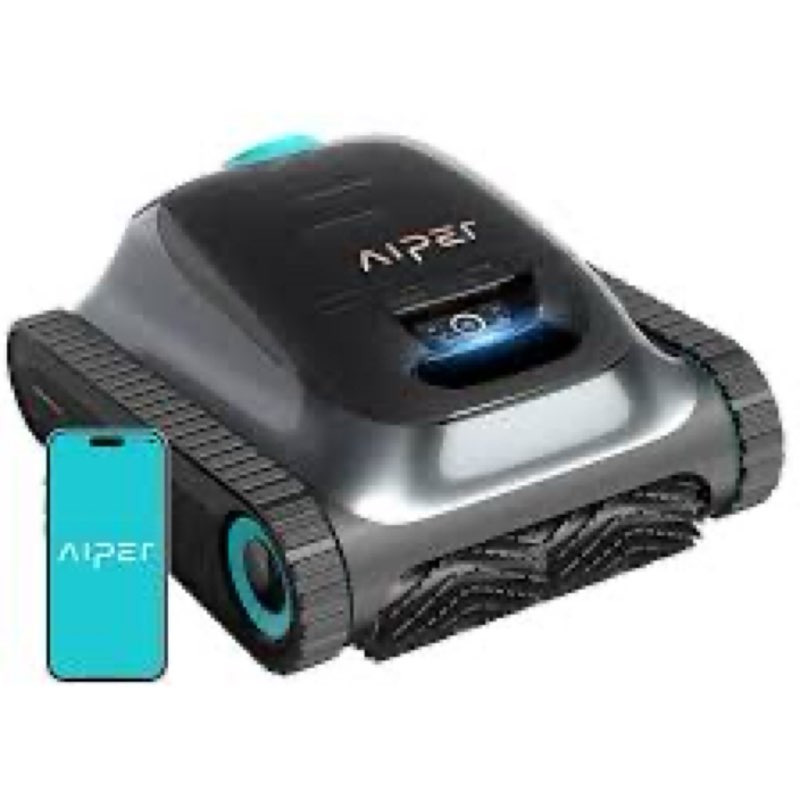 aiper scuba s1 2025 robotic pool cleaner,wall & waterline cleaning,180-min battery life, ultra-fine 