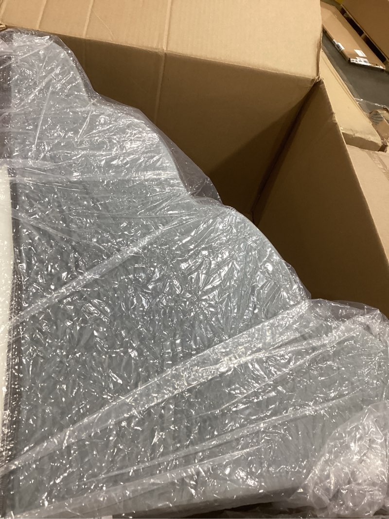 Condition photo showing Good Condition for dog stairs for small dogs, 4-step dog ramp for bed 19.7" h, dogs steps for bed, couch, pet stairs with non-slip bottom design, cat scratching, high density foam portable pet steps, indoor, grey grey 4 4-step 19.7"h