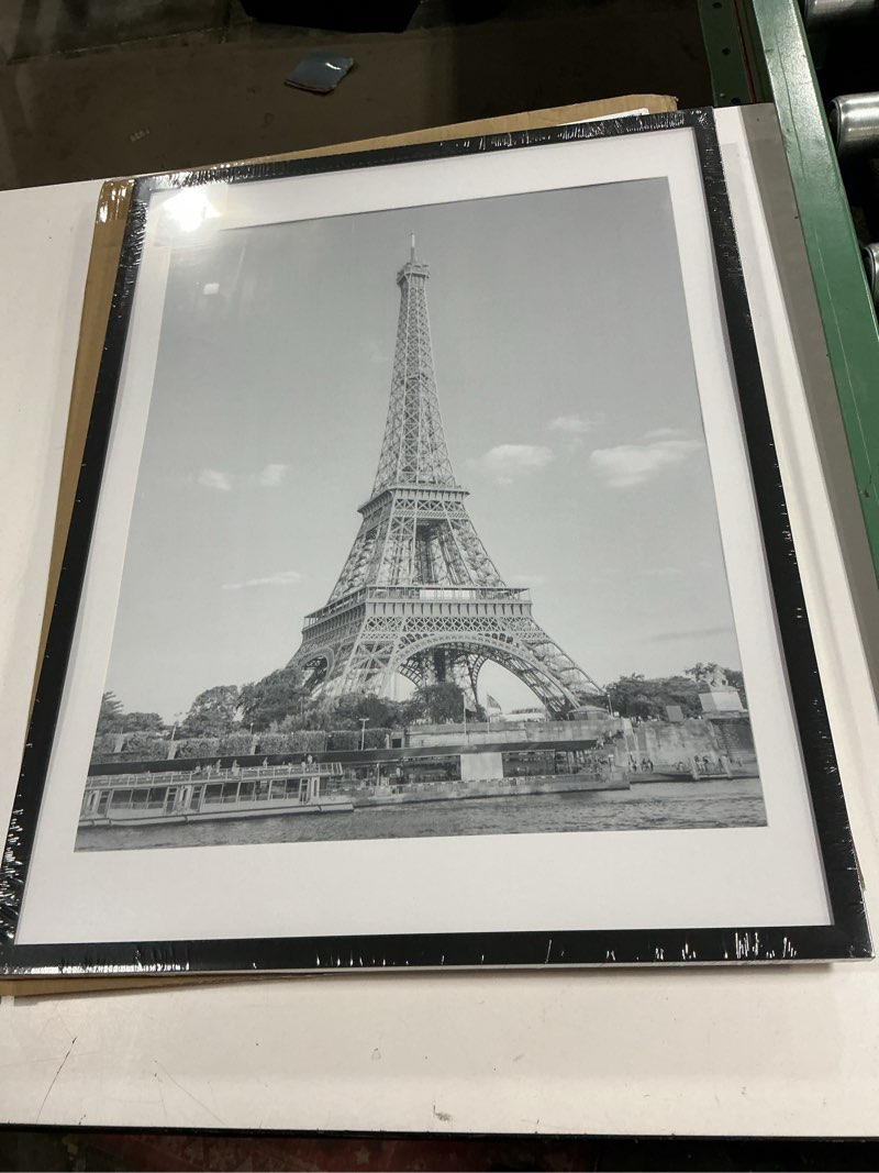 Condition photo showing New/Like New for upsimples 18x24 Picture Frame, Display Pictures 16x20 with Mat or 18 x 24 Without, Wall Hanging Poster Frames, Black, 1 Pack