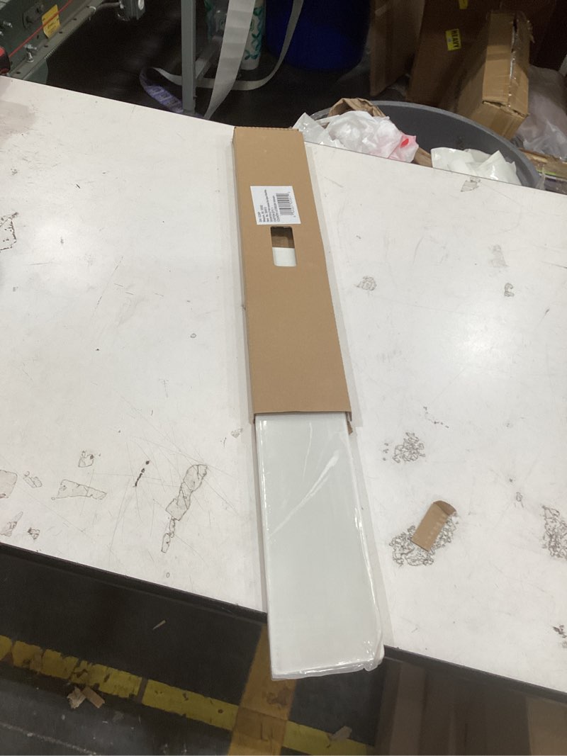 Condition photo showing New/Like New for design house 21.5-inch cultured marble bathroom side splash, ivory swirl vanity wall protector, waterproof & easy to install, 550913 ivory swirl 21 1/2 in. w x 5/8 in. d side splash