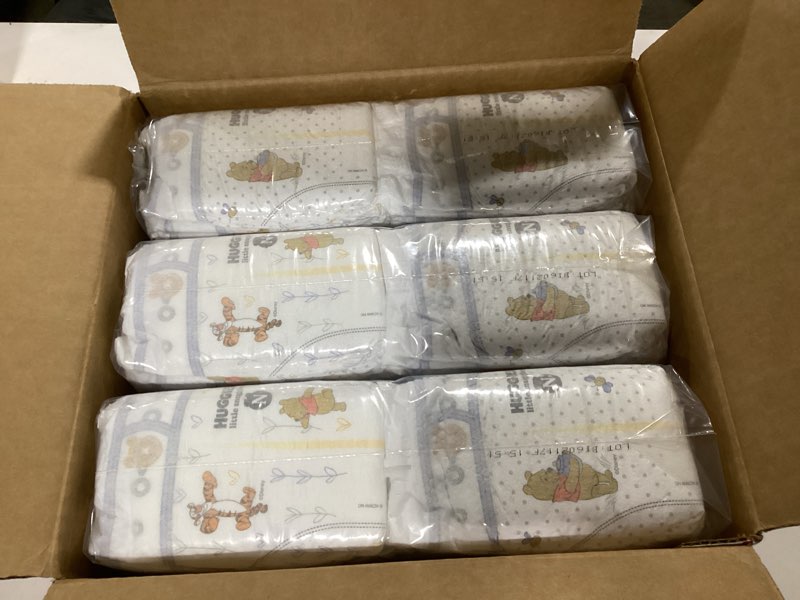 Condition photo showing Good Condition for Huggies Size Newborn Diapers, Little Snugglers Baby Diapers, Size Newborn (up to 10 lbs), 144 Count, Packaging May Vary