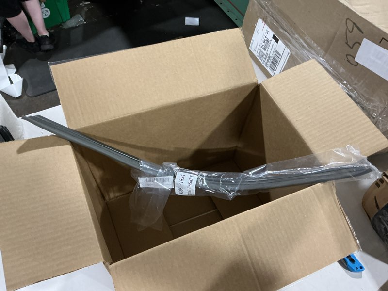 Condition photo showing As Is for wd08x21894 dishwasher lower door gasket seal compatible with ge and hotpoint dishwasher, replacement part wd08x10090 4164470 ap5980286 ps11700870 eap11700870 pd00037622