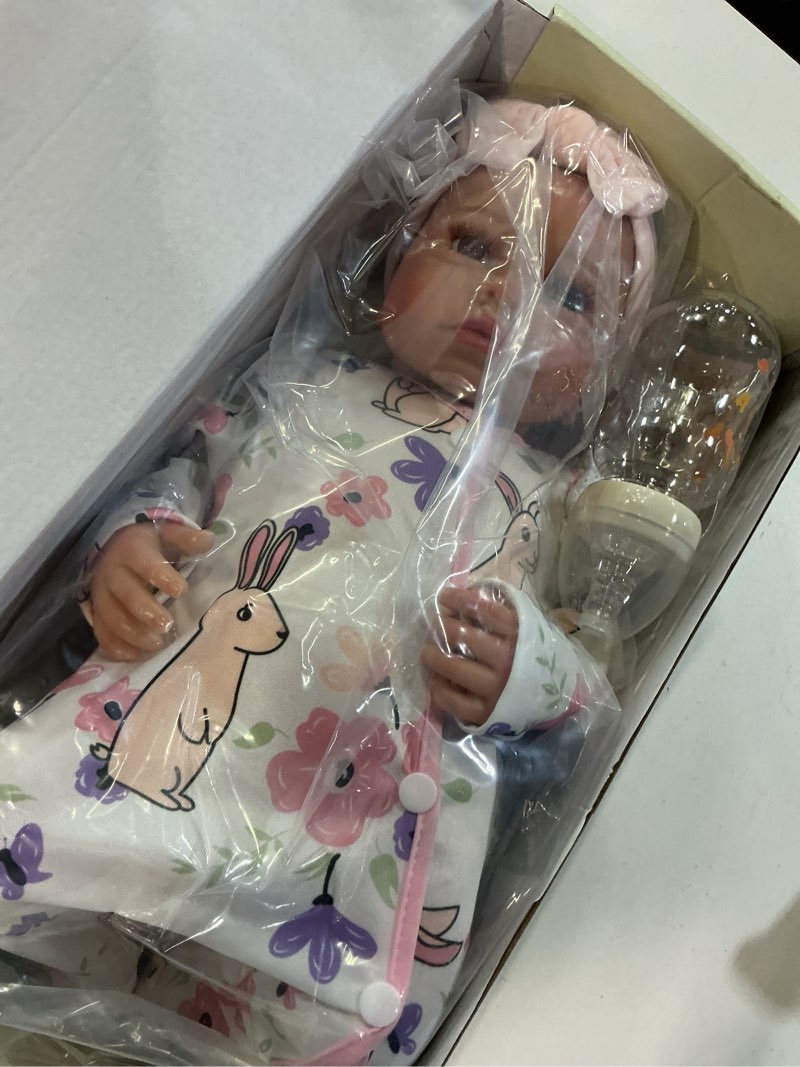 Condition photo showing New/Like New for babeside reborn baby dolls - 20-inch cute soft vinyl realistic baby doll real life baby dolls with complete accessories perfect for cuddling, playtime, and gift giving pink