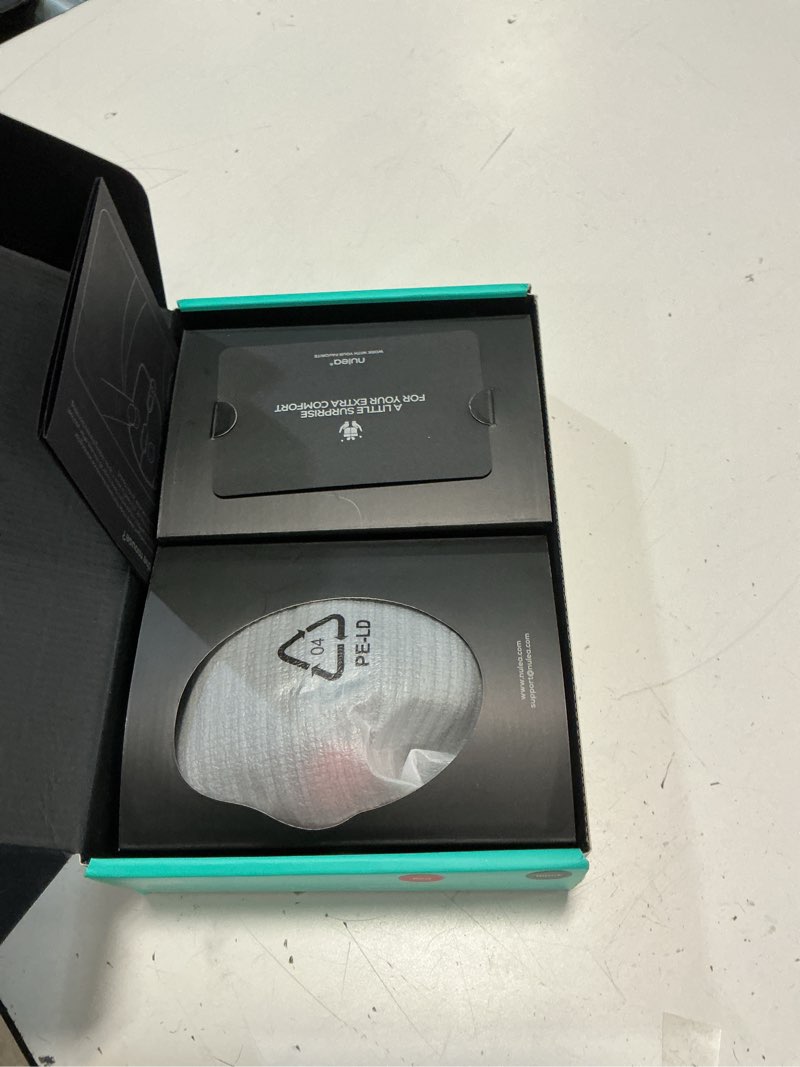 Condition photo showing New/Like New for nulea m501 wireless trackball mouse, rechargeable ergonomic, easy thumb control, precise & smooth tracking, 3 device connection (bluetooth or usb receiver), compatible for pc, laptop, mac, windows. a-red