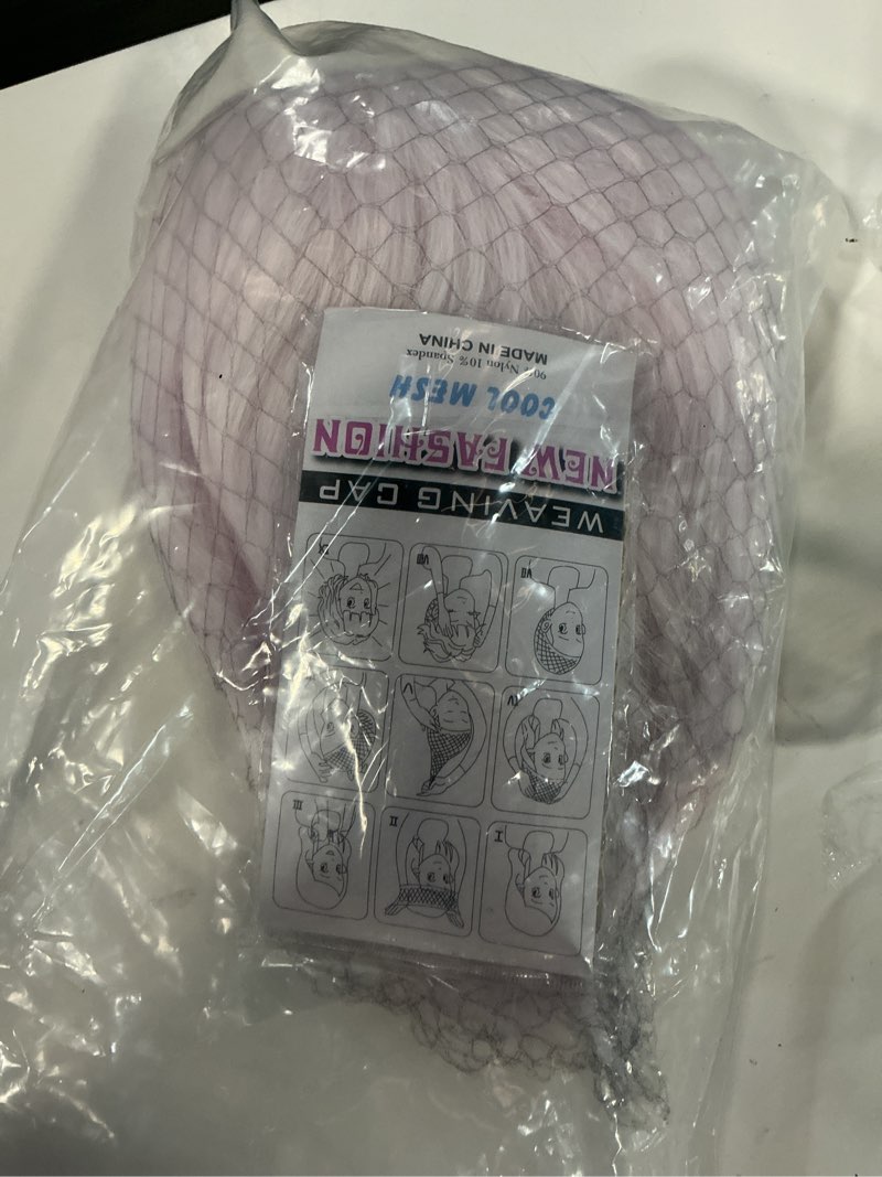 Condition photo showing New/Like New for Christmas Wig Short Color Mixing For Men Cosplay Wig a mixture of pink and white