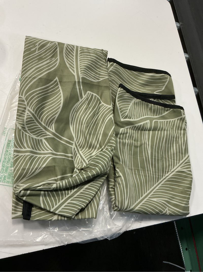 Condition photo showing Good Condition for 2 pack car seat towel covers, sweat protector for front seats, premium thickened microfiber with elastic strap, breathable & quick dry, machine washable cover for gym running universal fit banana leaf