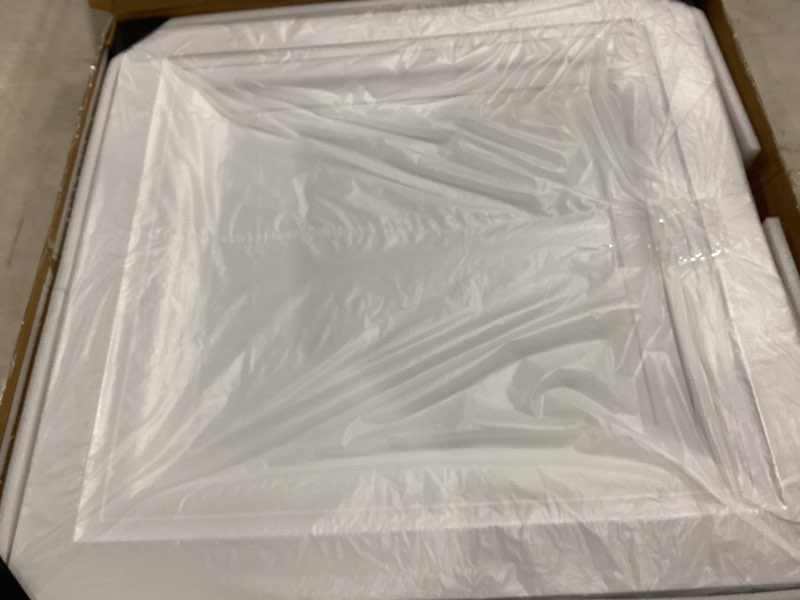 Condition photo showing Good Condition for art3d 24-pack square drop ceiling tile 2ft x 2ft in white, pvc ceiling panel 24 x 24in. - compatible with 15/16" drop ceil grid system 24pcs-24*24 white