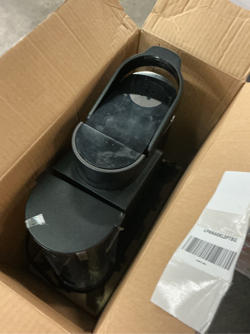 Condition photo showing As Is for keurig k-express single serve k-cup pod coffee maker, 3 brew sizes, strong button feature, 42oz removable reservoir, black