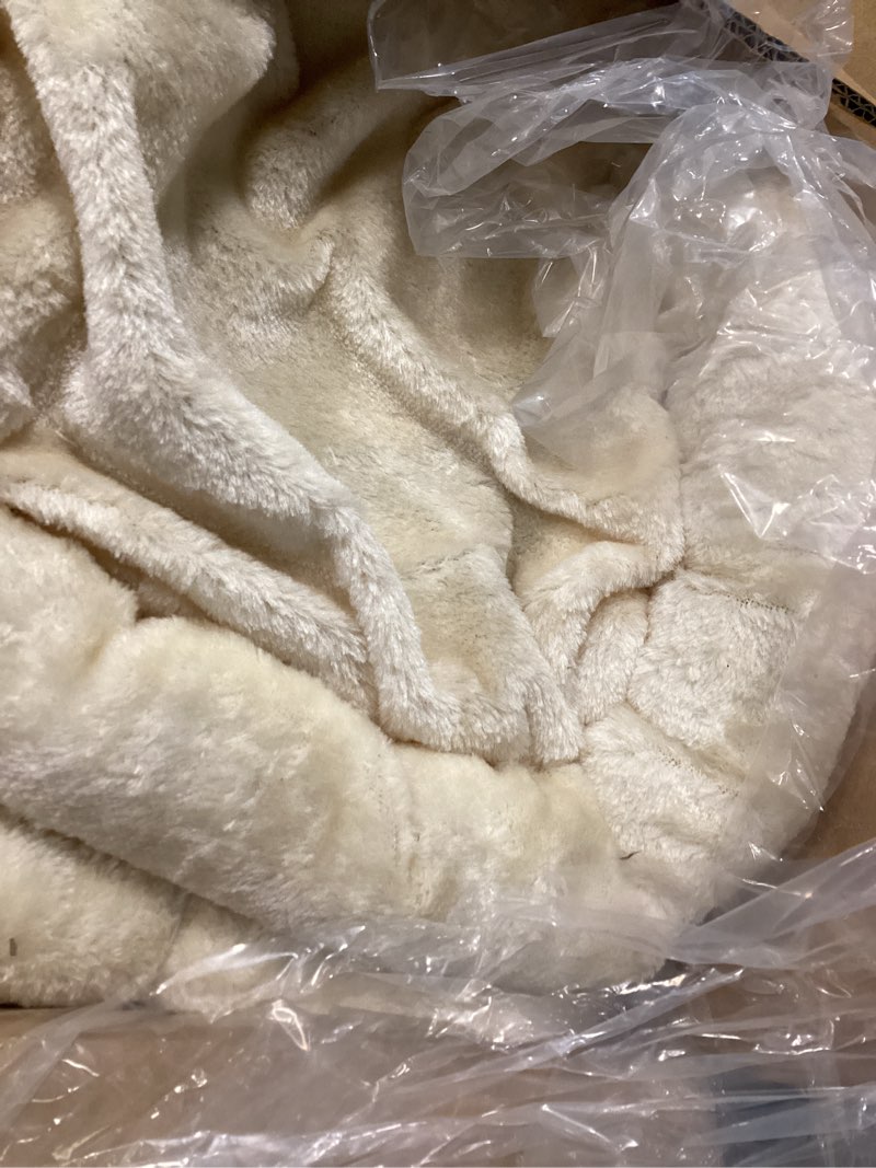 Condition photo showing As Is for Globlazer Sturdy Cat Tree, 68-inch Large Cat Tower for Indoor Adult Cats 20 lbs Heavy Duty Cat Tree for Big Cats with Extra Large Platform, 5 Scratching Post, S68, Beige