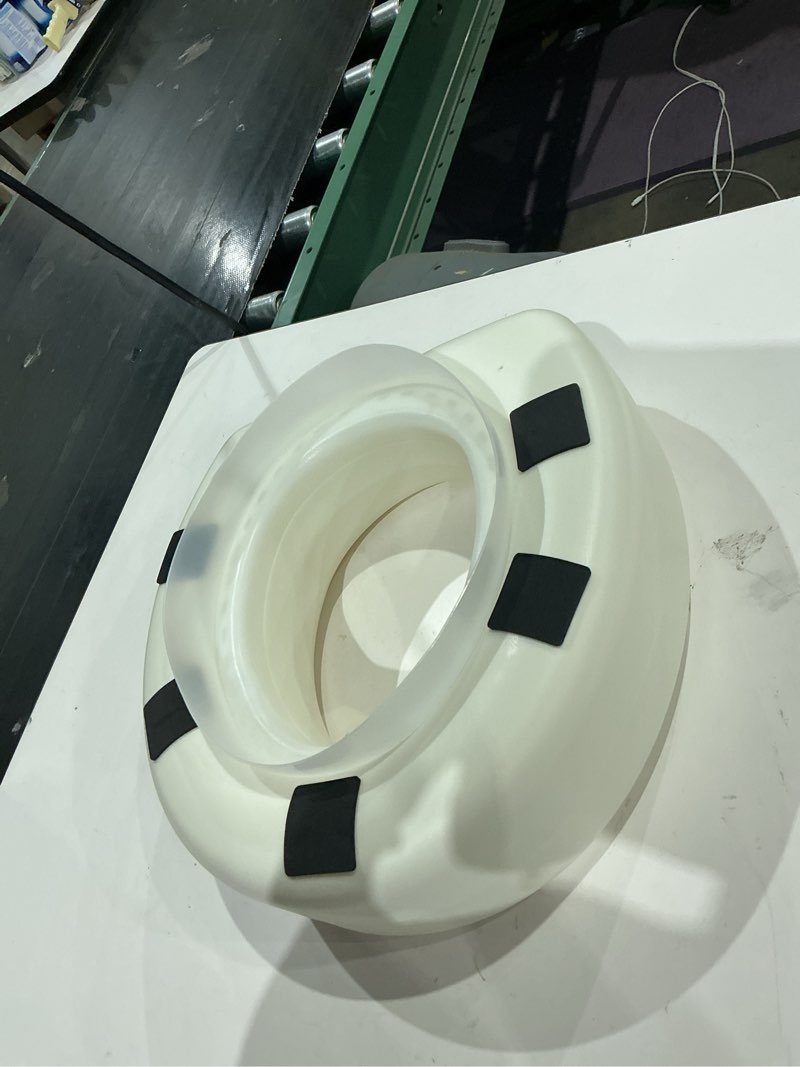 Condition photo showing As Is for healthsmart portable elevated toilet seat riser 5"