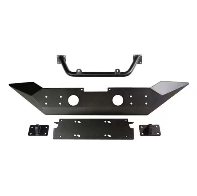 RUGGED RIDGE 11548.41 SPARTAN BUMPER, FRONT, HIGH CLEARANCE ENDS, OVERRIDER 