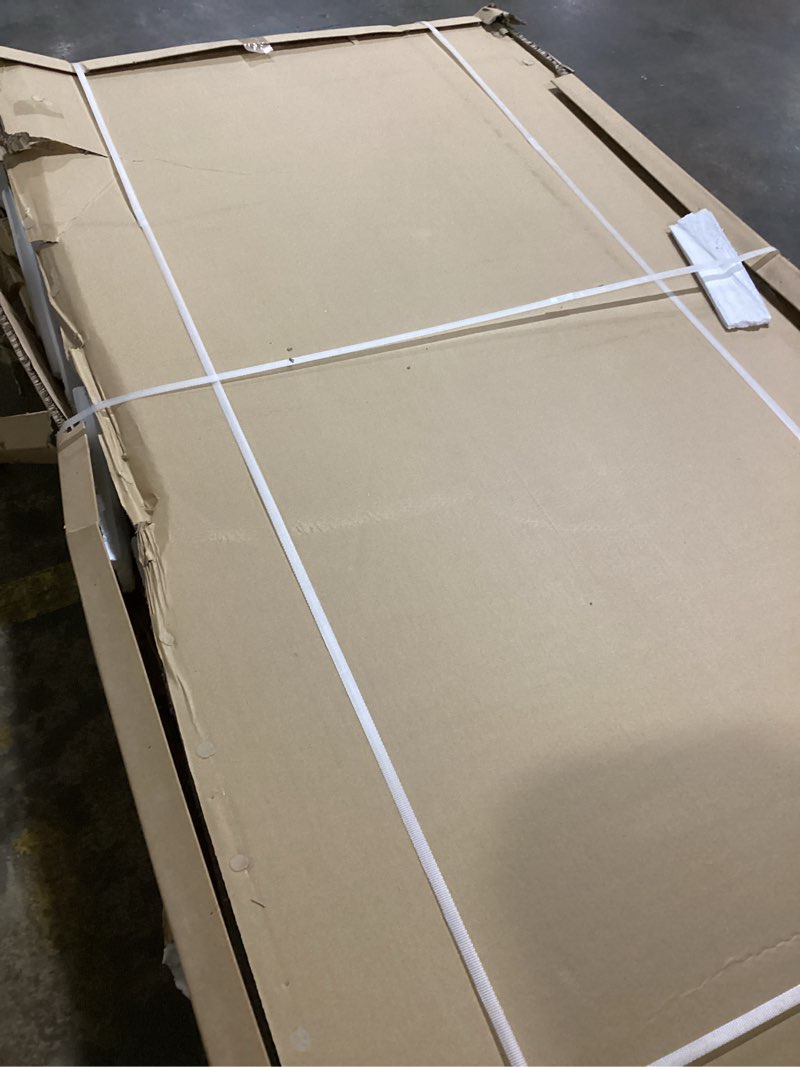 Condition photo showing As Is for Shower Door,68-72" W x 76" H Frameless Shower Door, Double Sliding Glass with 3/8" (10mm) Clear SGCC