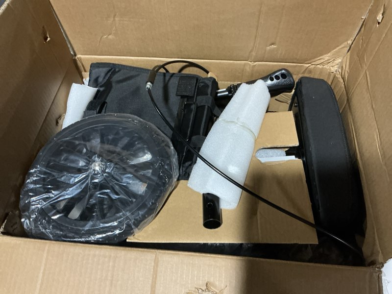 Condition photo showing Good Condition for All Terrain Knee Scooter with Disc Brake System, Steerable Knee Walker for Adults for Foot Surgery, Broken Ankle - Rover Scooter for Broken Foot Injured Leg Crutch (Black)