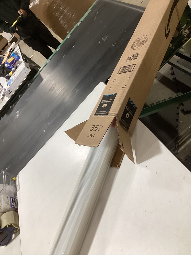 Condition photo showing New/Like New for aosky linen roller blinds shades for indoor windows pull down cordless blackout black out window shade 36 inch blinds for home white white 36"w x 72"h