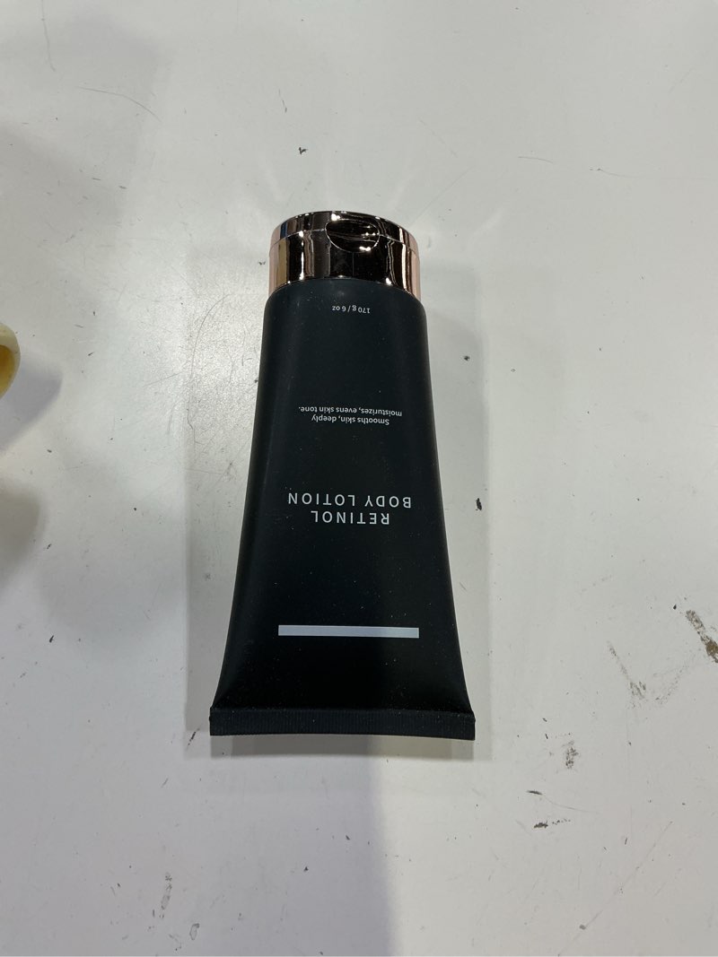 Condition photo showing Good Condition for (exp :2029/04/15 ) )retinol body lotion, firming body cream for crepey skin, moisturizing retinol lotion for neck & all body skin(170g/6 oz)