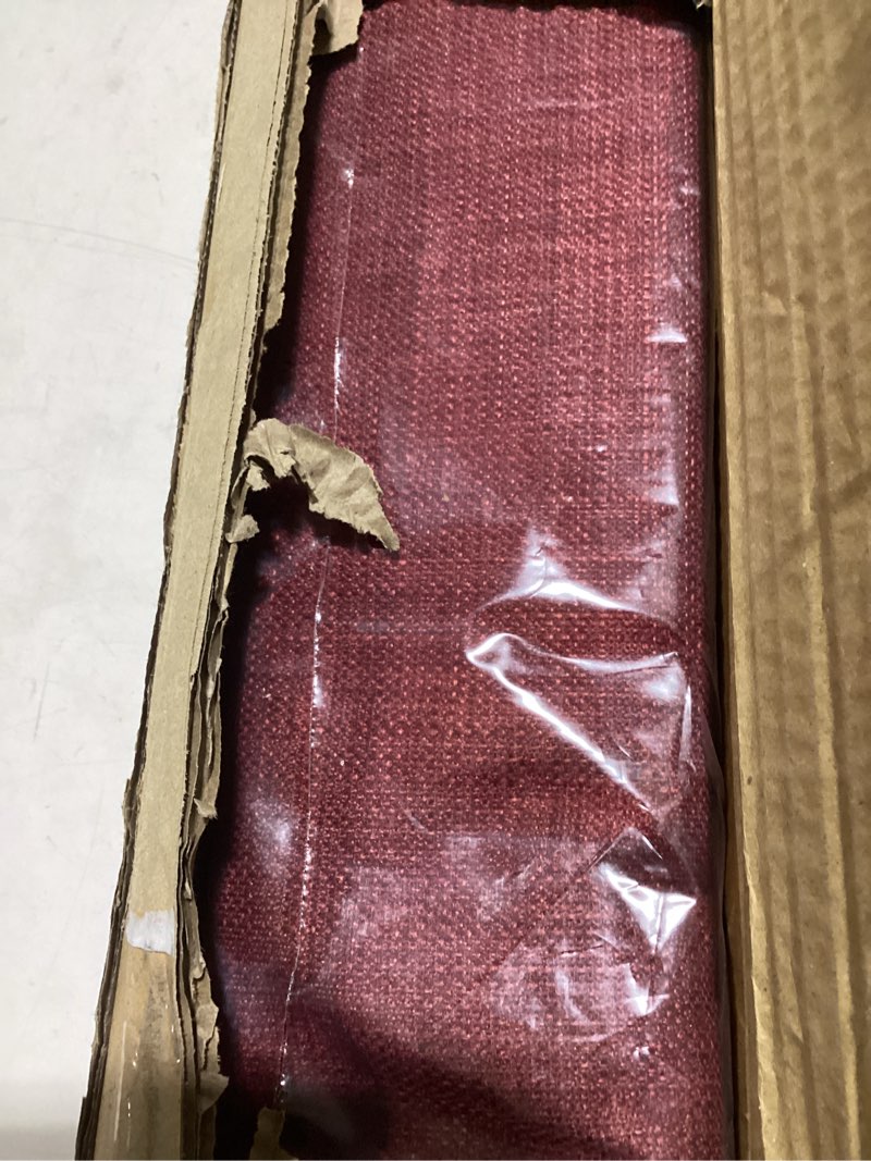 Condition photo showing Good Condition for exclusive home curtains acadia 100% blackout polyester roman shade, 23"x64", red red 23"w x 64"h