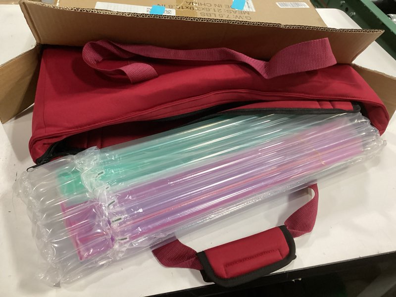 Condition photo showing Good Condition for ZGME American Mahjong Set,166 White Tiles with Red Bag and Accessories,4 All-in-One Mahjong Racks with Pushers,Complete Western Mahjong Set