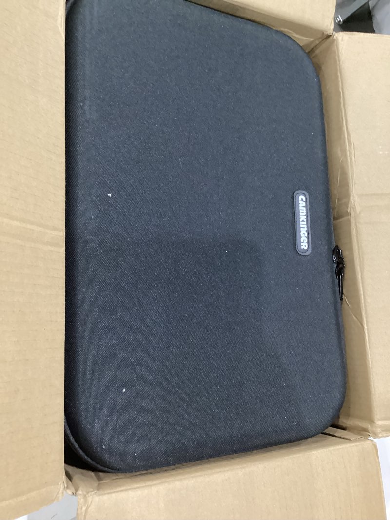 Condition photo showing As Is for graded card storage box, waterproof eva case for psa slabs | waterproof eva graded card case, portable slab holder fits psa slabs, shockproof travel storage for sports trading cards black-pro