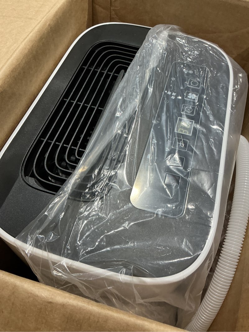 Condition photo showing Good Condition for 5,000 sq.ft 2025 dehumidifier 80 pint/day dehumidifier for basement, bedroom, home, bathroom, smart compressor dehumidifier with drain hose, intelligent humidistat 24h timer,child lock,defrost,silent
