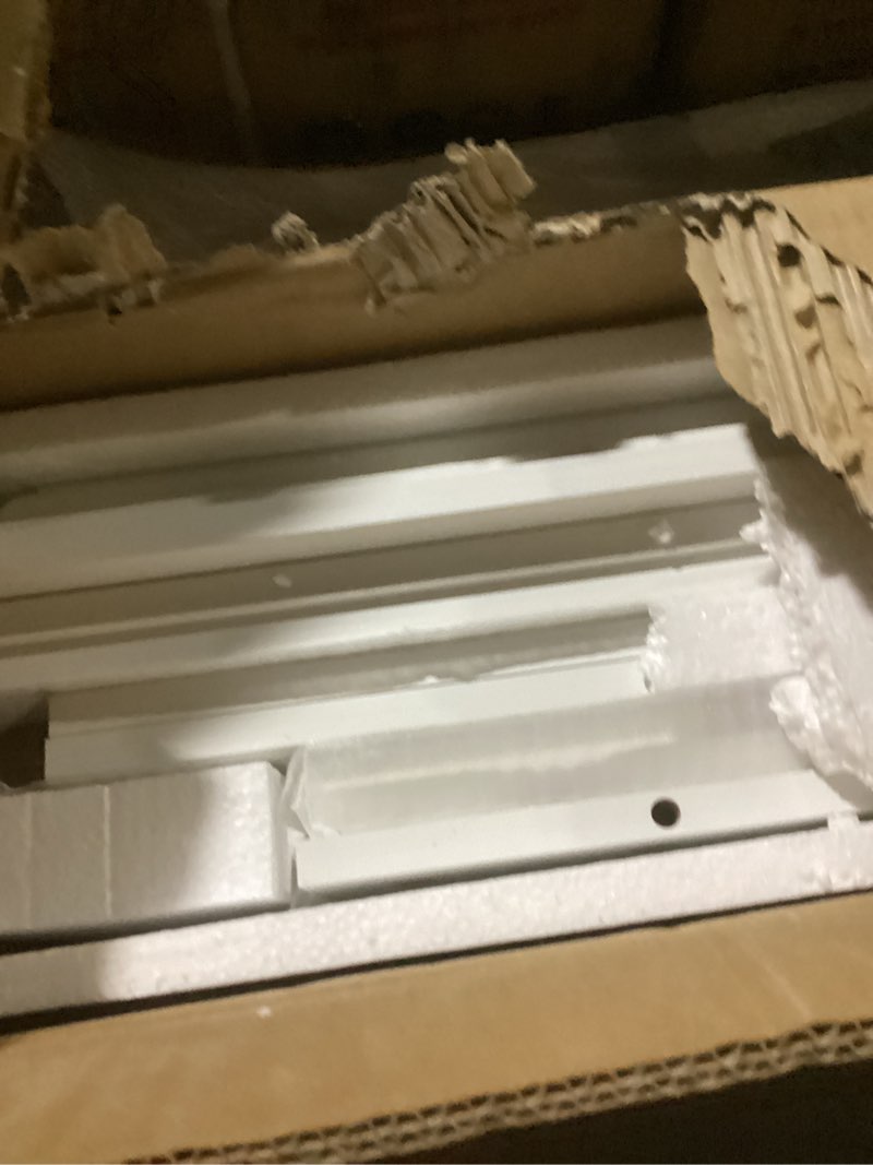 Condition photo showing Good Condition for Cube Shelf Bookcase with Base - Wooden 2 Tiers Floor Standing Low Storage Cabinet for Home and Office, 8-Cube Lattice Bookshelf, Warm White