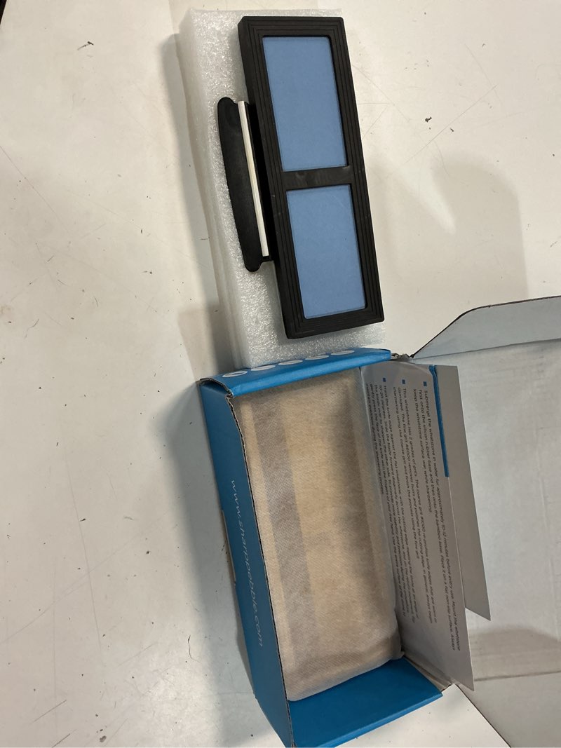 Condition photo showing New/Like New for sharp pebble premium whetstone knife sharpening system – 1000/6000 grit whetstone knife sharpener & honing kit with angle guide & non-slip bamboo base – guided beginner instructions