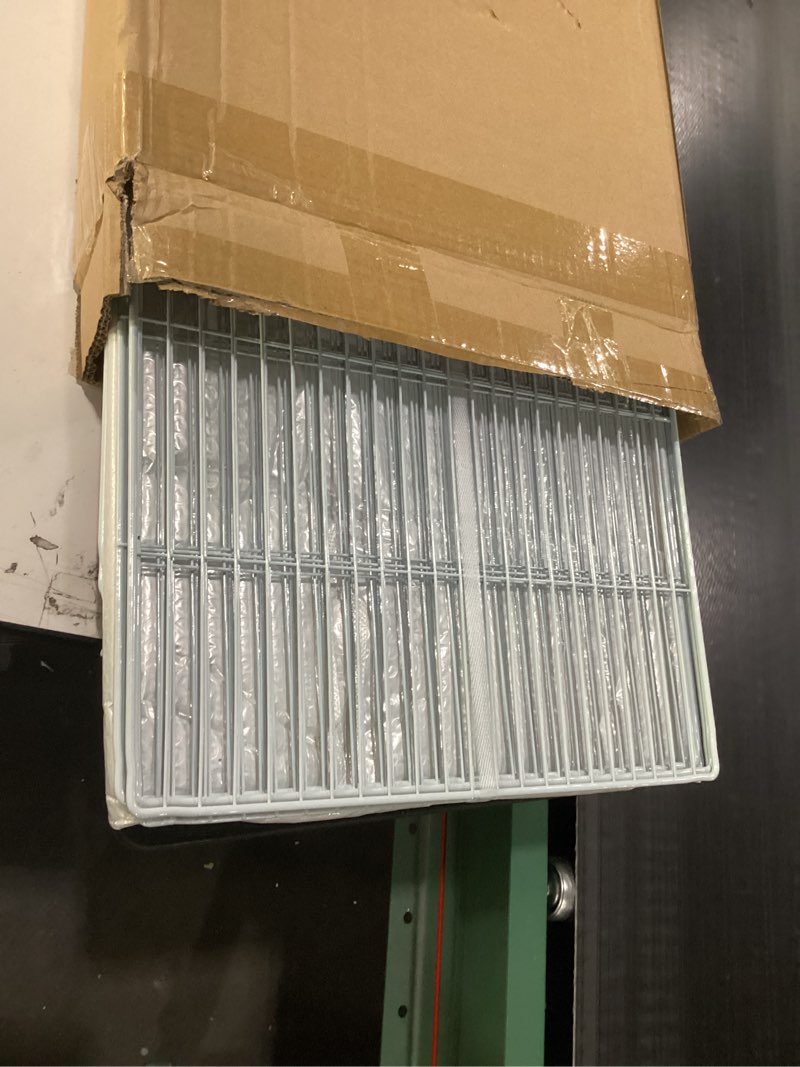 Condition photo showing New/Like New for Bird Cage Parakeet Cage Hanging Windows with Sliding Window, Dense Wire Mesh, Removable Tray & Wheels Bird Flight Cage WH 18''Lx14'W'x44''H