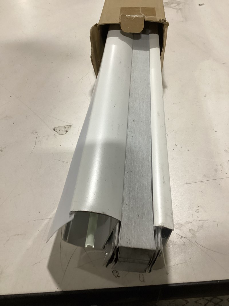 Condition photo showing Good Condition for Joydeco Cellular Shades Cordless, 35 Inch Wide Blackout Cellular Blinds for Windows, Waterproof Honeycomb Blinds White Window Coverings for Bedroom, Living Room, Office, Kitchen (35" W x 64" H) A - White 35"W x 64"H