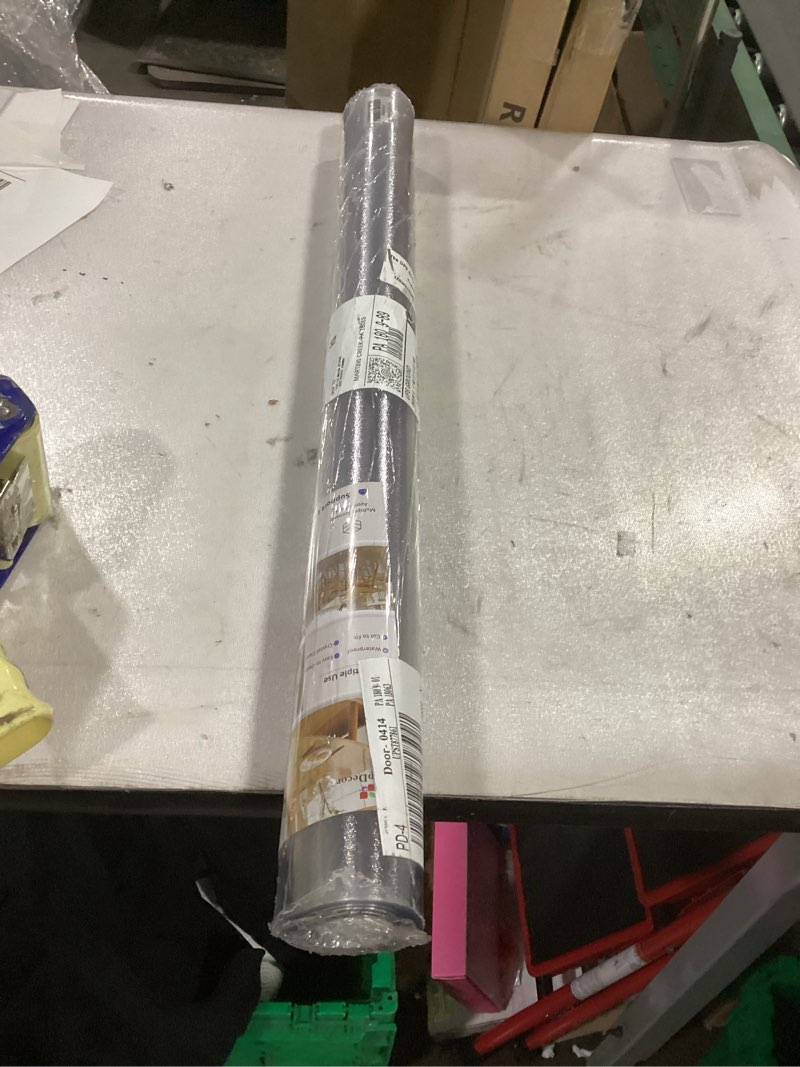 Condition photo showing New/Like New for Frosted Clear Table Protector 30 x 48 Inch, 2mm Thick Plastic Table Cover, Waterproof PVC Clear Table Cover Protector, Desk Protector Mat, Writing Desk Pad for Desktop, Coffee & Dining Room Table 30" x 48" (Rectangular) Frosted 2mm