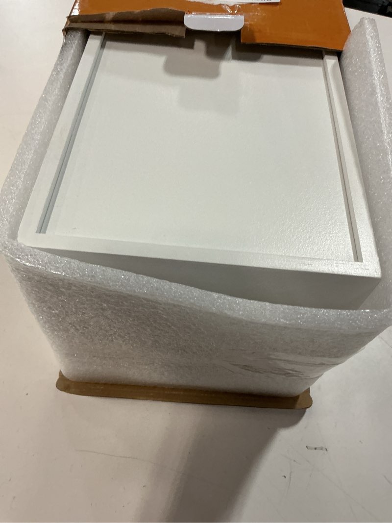 Condition photo showing Good Condition for Bamboo Cable Management Box, Large Cord Organizer Box Cable Box to Hide Wires & Power Strips for Desktop Storage Cord Holder for Office Home,No Assembley Required (All White, Large) Large All White