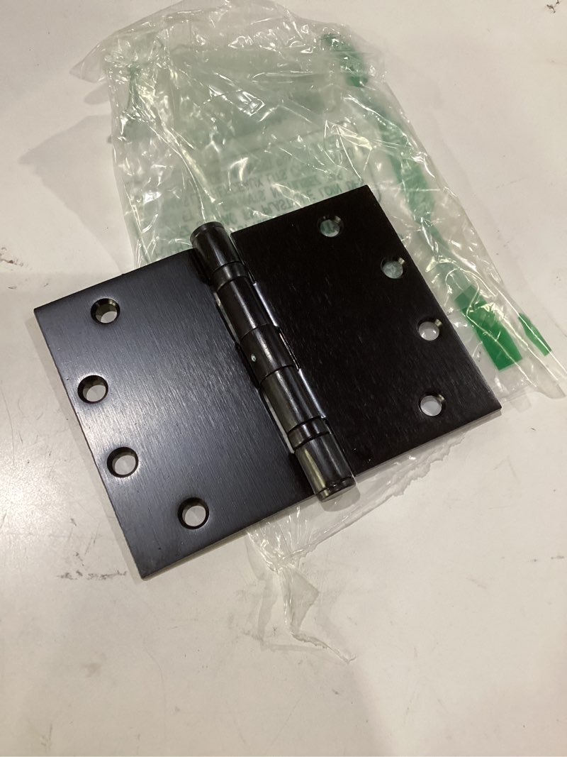 Condition photo showing Good Condition for hinge outlet wide throw hinge with 180 degree clearance - 4.5 inch x 6 inch heavy duty, rust resistant - ball bearing design (oil rubbed bronze, 2 pack)