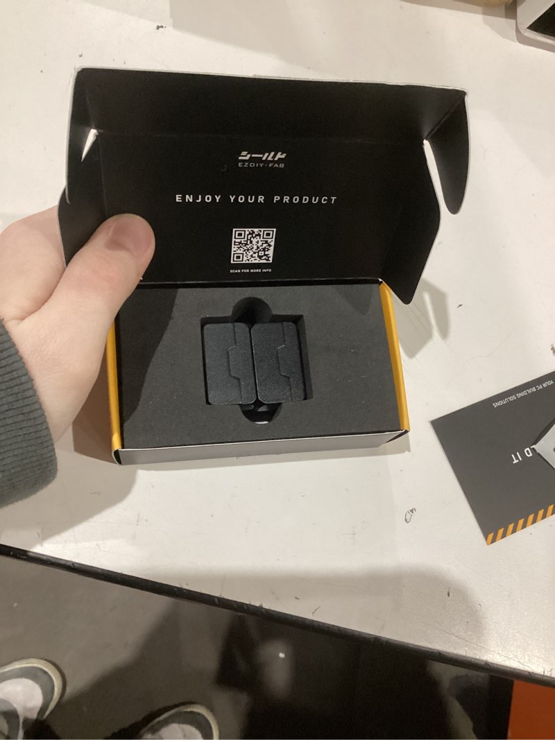 Condition photo showing New/Like New for EZDIY-FAB Shield Series 8-Pin PCIe GPU Power Adapter,180-Degree U-Turn Angled Connector, Aluminum Design for Graphics Cards – Standard Type,Black-2 Pack STD-Black