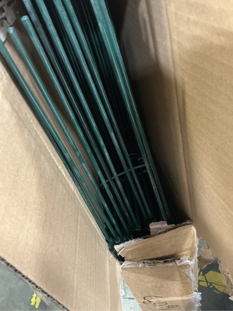 Condition photo showing Good Condition for mtb green square folding tomato cage plant support tower 12 inch by 46 inch, pack of 5 sets